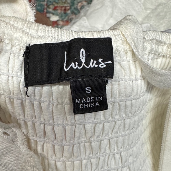 Lulu's White Tiered Midi Dress - Picture 3 of 5